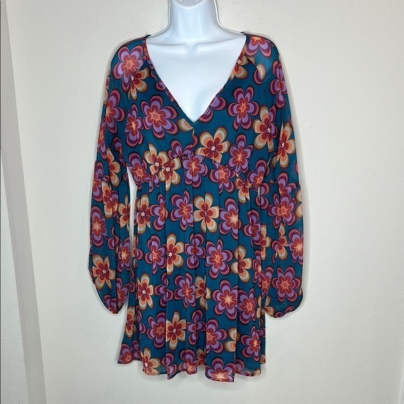 Peach Love California Dresses & Skirts - Peach Love California Teal Dress